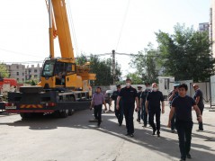 Продолжается восстановление дома по ул. Российской 